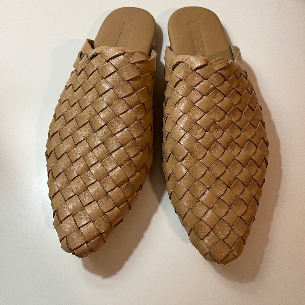 Liberte Woven Leather Mule 6 Anthropologie
